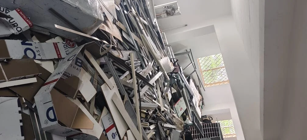 Aluminium scrap sheets and profiles ready for pickup in Bangalore