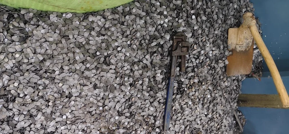 Brass scrap valves, pipes and fittings ready for pickup in Bangalore