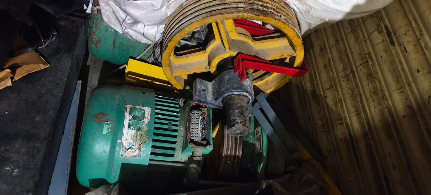 Iron and steel scrap including beams, rebar and machinery ready for pickup in Bangalore